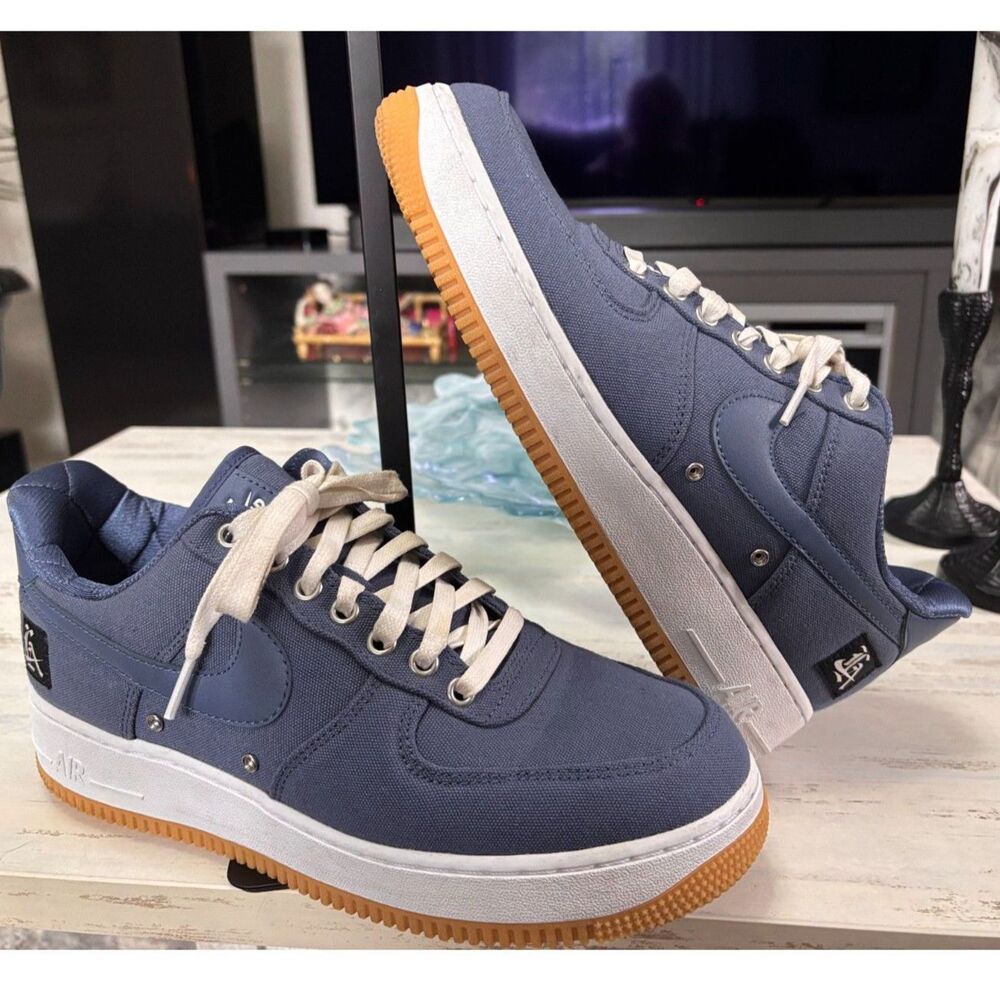 Nike Air Force 1 Low Premium "West Coast" LA Blue Denim Sneaker